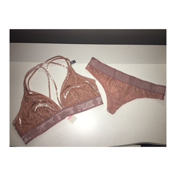 PINK Victoria's Secret Other - Love PINK Velvet Set